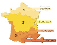 carte france ensoleillement 